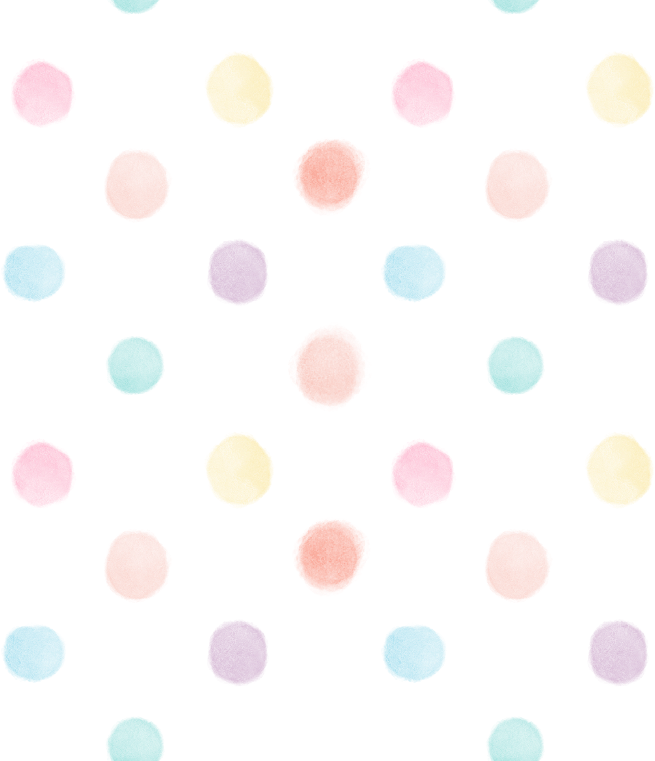 Polka Dots Pastel Pattern Illustration